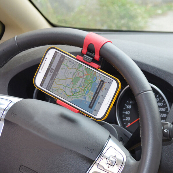 Support de volant de voiture pour telephone portable GPS